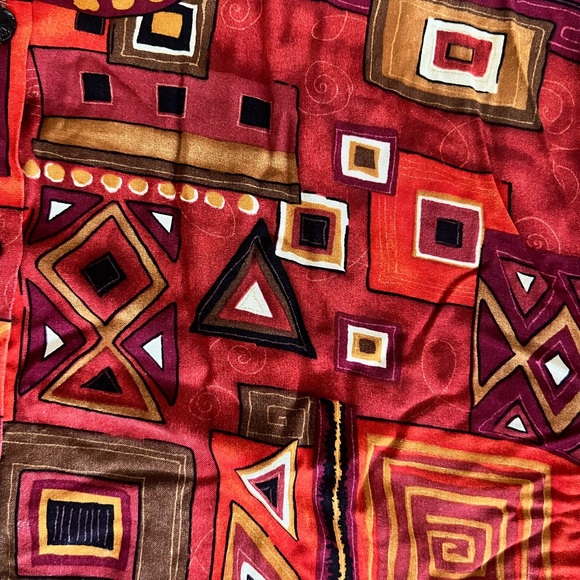 Vintage Caliche Collection Abstract Button-down - Picture 4 of 6